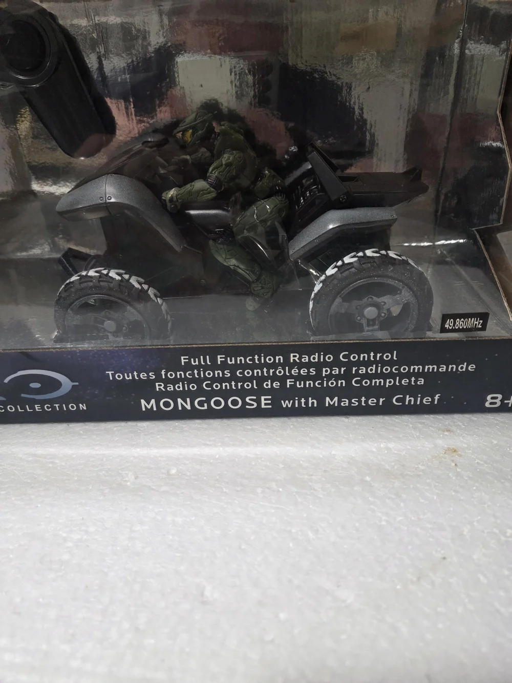 Halo Mongoose RC Vehicle with Master Chief Figure - Green/Gray